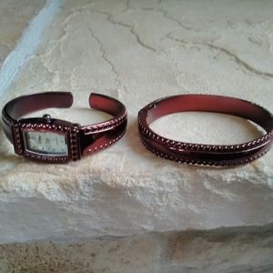 NWOT - Vivani Bangle Watch Set